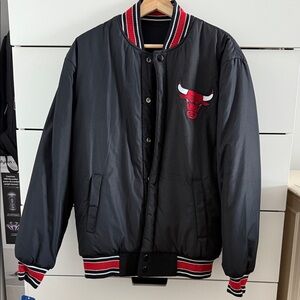 NWT Chicago Bulls Reversible Men's Jacket